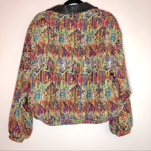 Vintage Luis Alvear Pure Silk Bomber Jacket - Picture 13 of 13